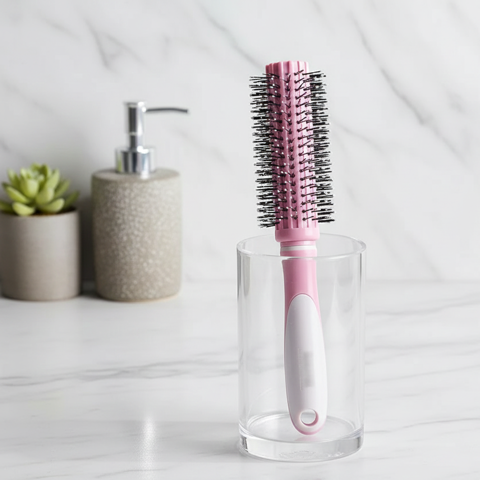 Professional Round Hair Brush for Blow Drying & Styling | Smooth, Volumizing Ceramic Barrel Brush with Heat-Resistant Bristles | Perfect for Straightening, Curling, Root Lift & Salon-Style buy online in Pakistan