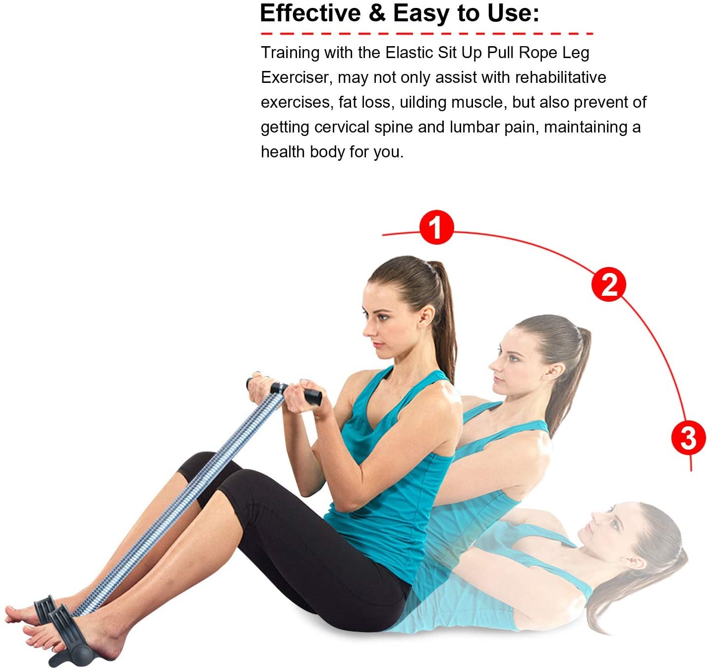 Tummy Trimmer Spring Bally Fat Burner | Home Gym Workout for Weight Loss (Double Spring) view 3