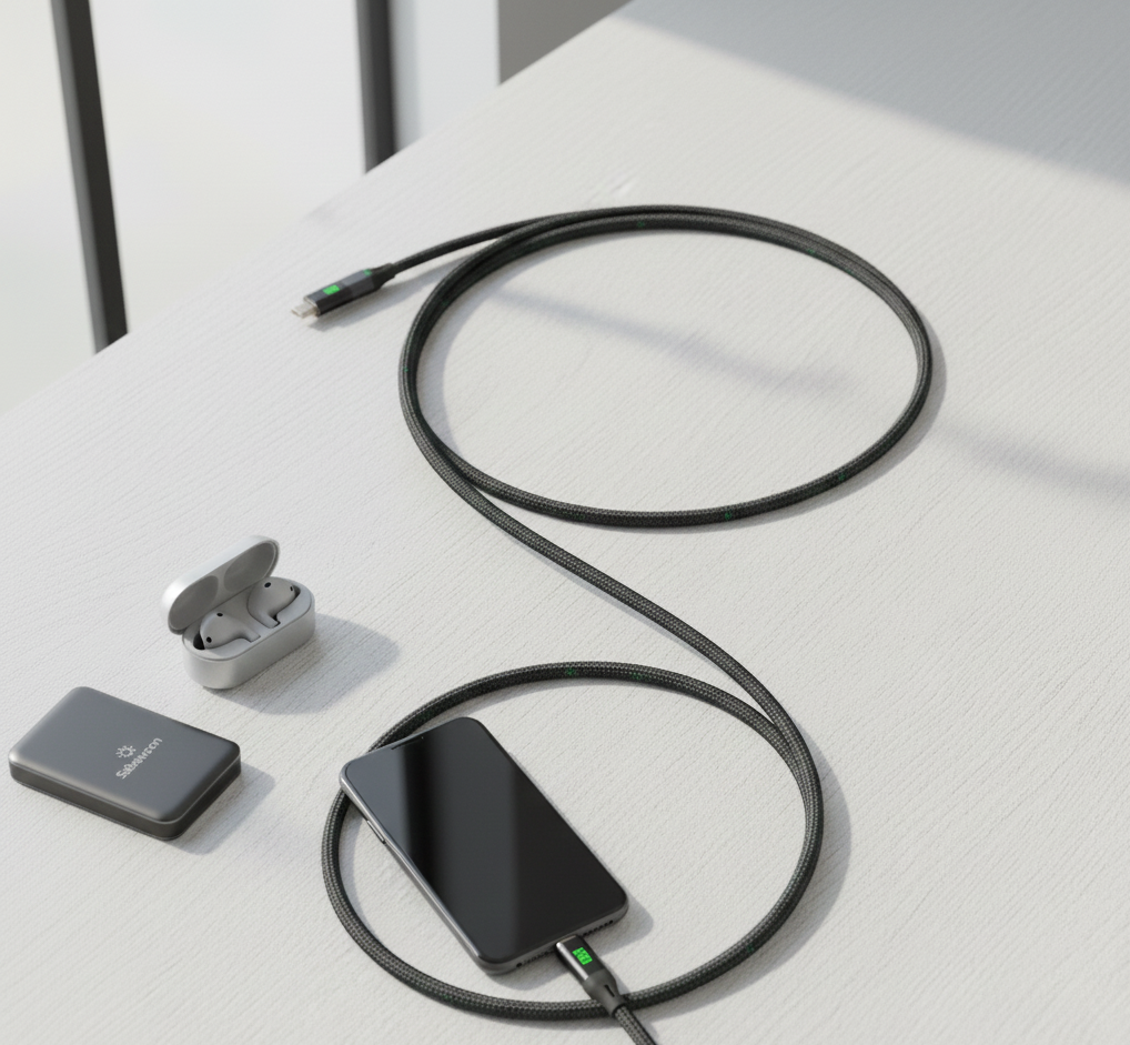 Sabawoon Type-C to Type-C 120W Fast Charging Cable – Ultra-Durable, Super-Speed Power Delivery buy online in Pakistan