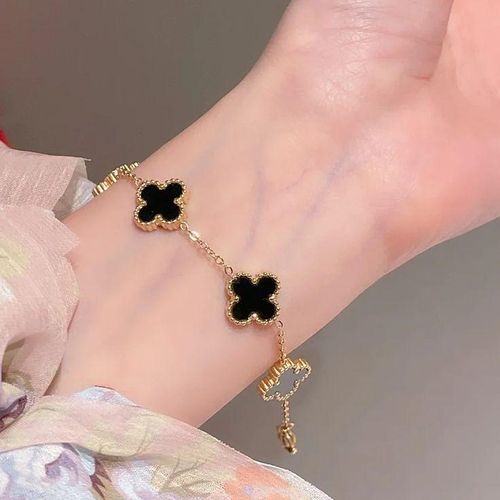QXT-134 Clover Bracelet – Stainless Steel | Elegant & Durable Accessory buy online in Pakistan
