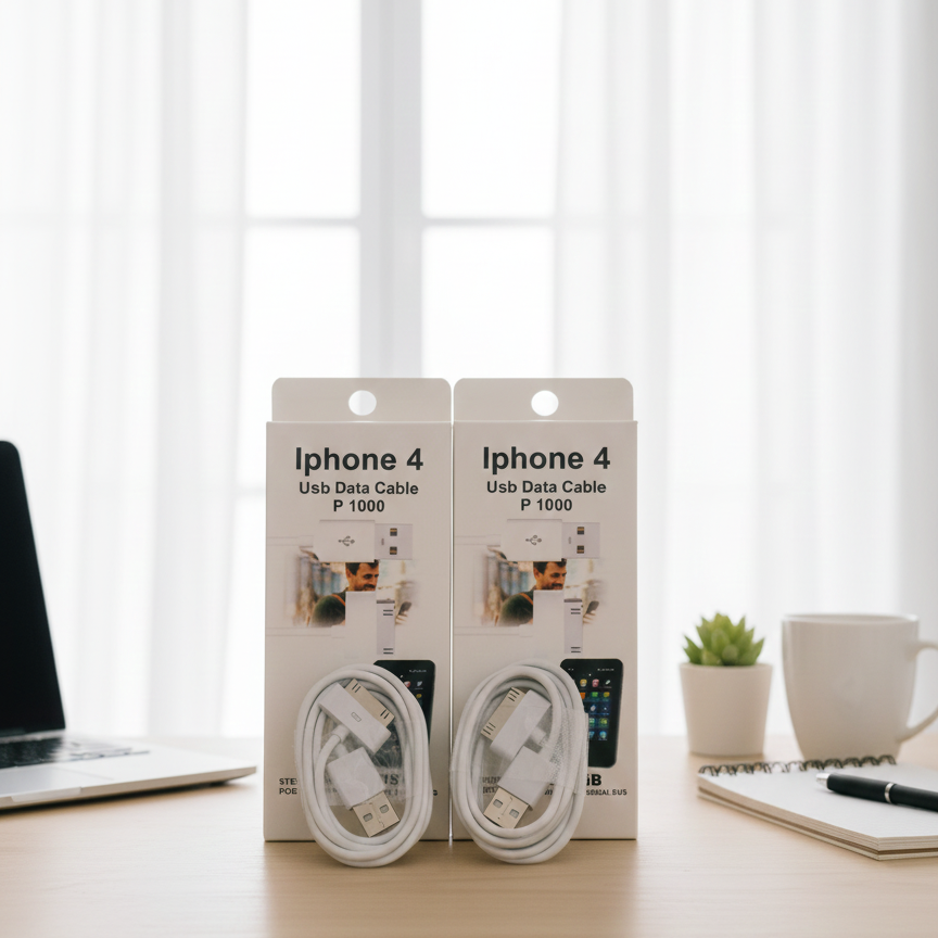 Iphone 4 Usb Data Cable P 1000 Durable Quality Reliable Utility Easy Connectivity Compact Design buy online in Pakistan