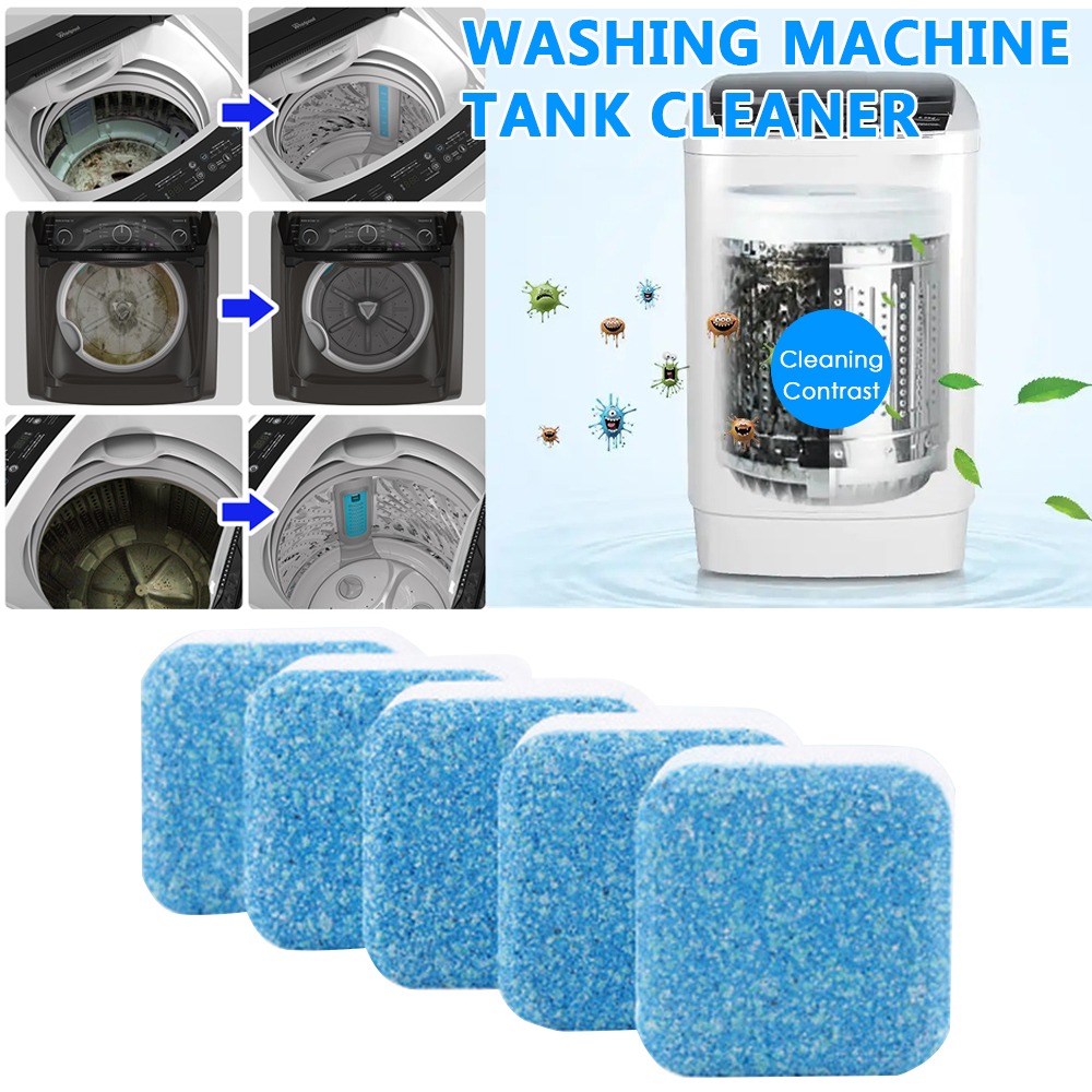 Tab Washing Machine Cleaner – Effervescent Detergent Tablets, Deep Clean for Washer & Pipes, Keeps Machine Fresh buy online in Pakistan