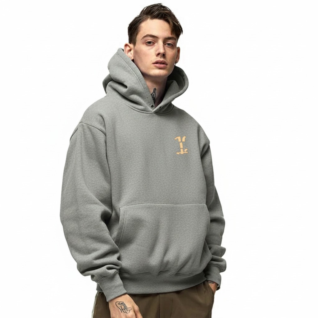 Mens Hoodie High Quality Imported Casual Pull Over Hoodie French Fleece Fabric Smart Look Premium Quality Ready To Wear - Buy Online in Pakistan at Zenbu Store (Image 7)