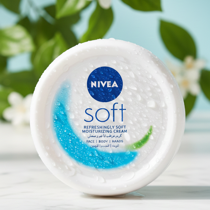 NIVEA Soft: Refreshingly Soft Moisturizing Cream - An Intensive and Lightweight Solution for All-Day Hydration buy online in Pakistan