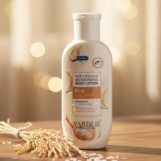 Yardlie Professional Whitening Moisturizing Body Lotion with Rice, Hyaluronic Acid, and Collagen: Intense Hydration and Brightening Care buy online in Pakistan
