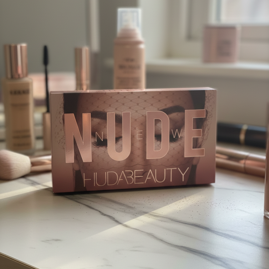 Huda Beauty The New Nude Eyeshadow Palette - 18 Pan Ultra-Pigmented Shadow Collection with Mattes buy online in Pakistan