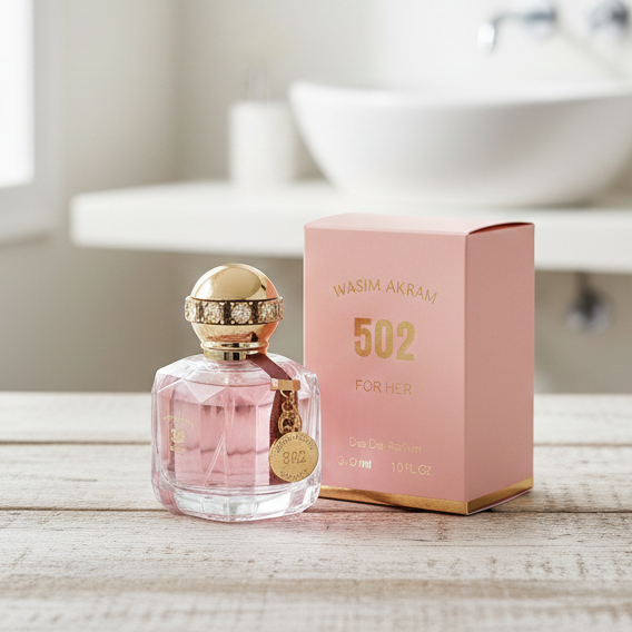 B Wasim Akram 502 Perfume Elegant Fragrance Premium Quality Smooth Aroma - 100ML view 2