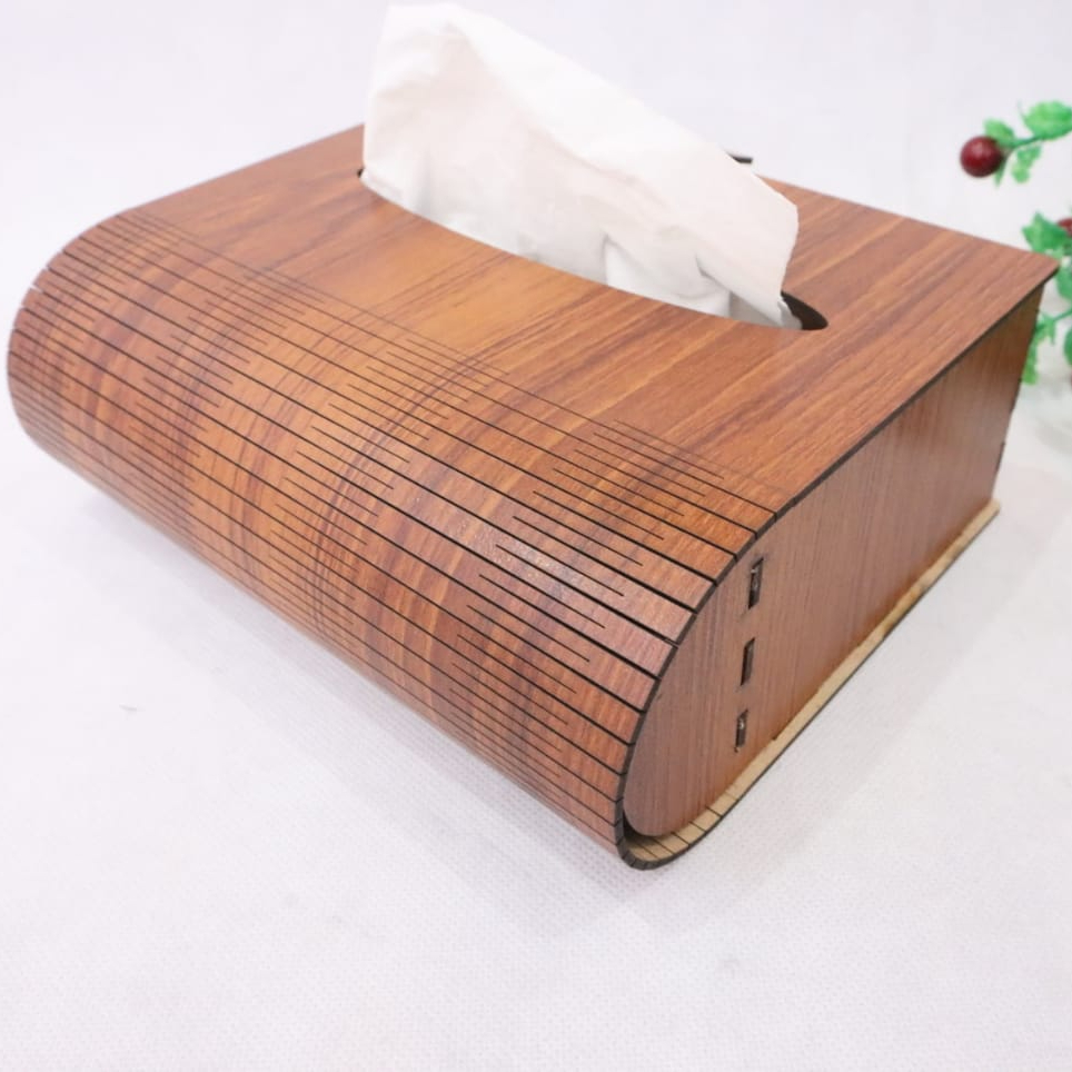 Plain Wooden Tissue Box Elegant Design Smooth Finish Easy Use Durable Construction For Home And Offices buy online in Pakistan
