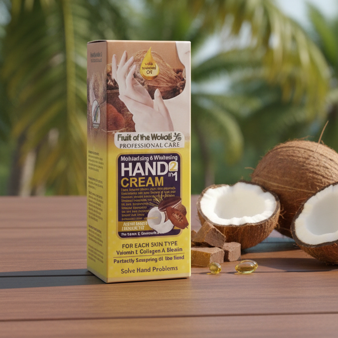 Tropical Essence: 2-in-1 Hydrating & Brightening Coconut Hand Cream buy online in Pakistan