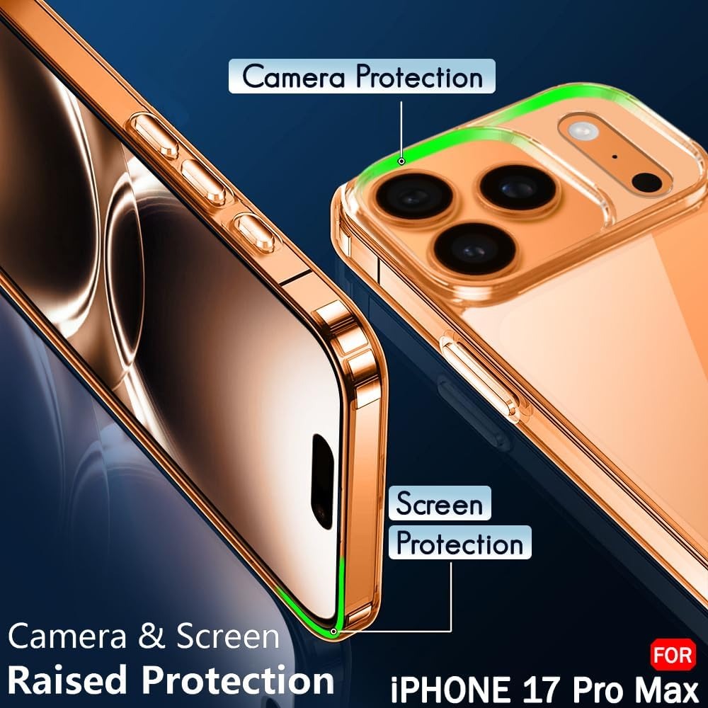 Ultra-Slim 0.2mm TPU Transparent Case for iPhone 17 Pro Max – Crystal Clear Soft Protection buy online in Pakistan