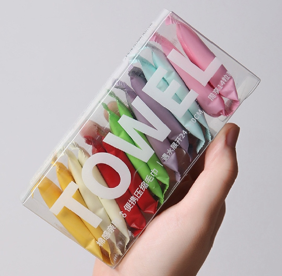 Disposable Washcloths | 14 pcs/box | Portable Travel Towels | Thickened Compressed Face & Beauty Square Towels buy online in Pakistan