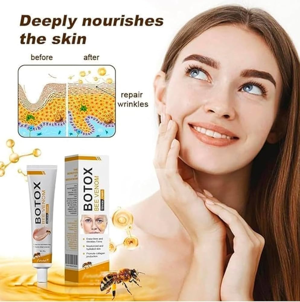 Botox Bee Venom Wrinkle Cream | Anti‑Aging Moisturizer | Collagen Boost | Reduce Wrinkles & Fine Lines 30gm buy online in Pakistan
