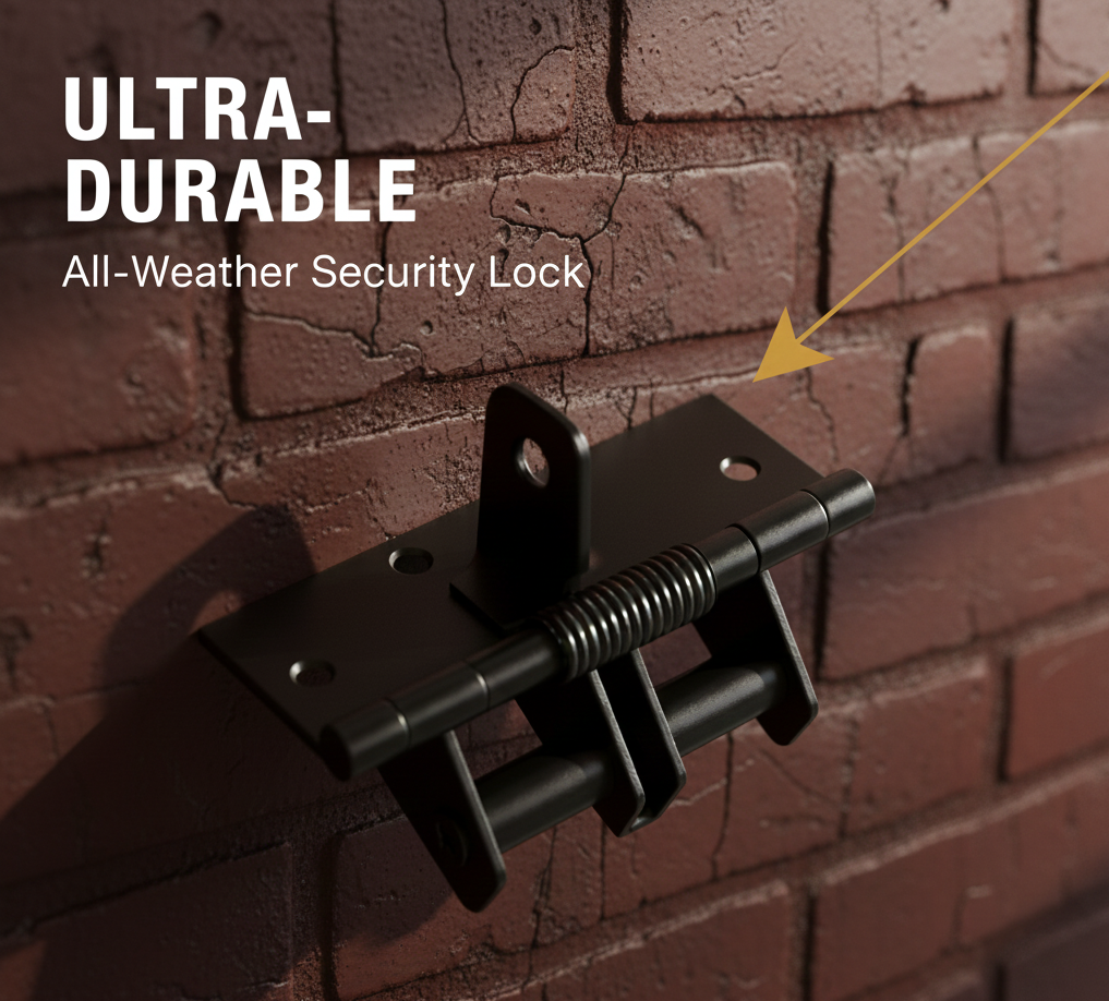 Heavy-Duty Adjustable Self-Closing Door Hinge – Automatic Spring-Loaded Door Closer for Cabinets, Screens, and Interior Doors ( random colour ) view 4
