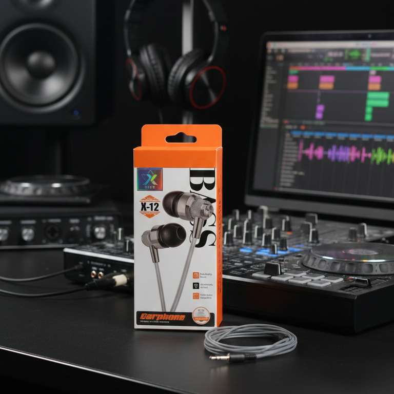 X‑Star Earphones | Random Colour & Design | Clear Sound | Comfortable Fit buy online in Pakistan