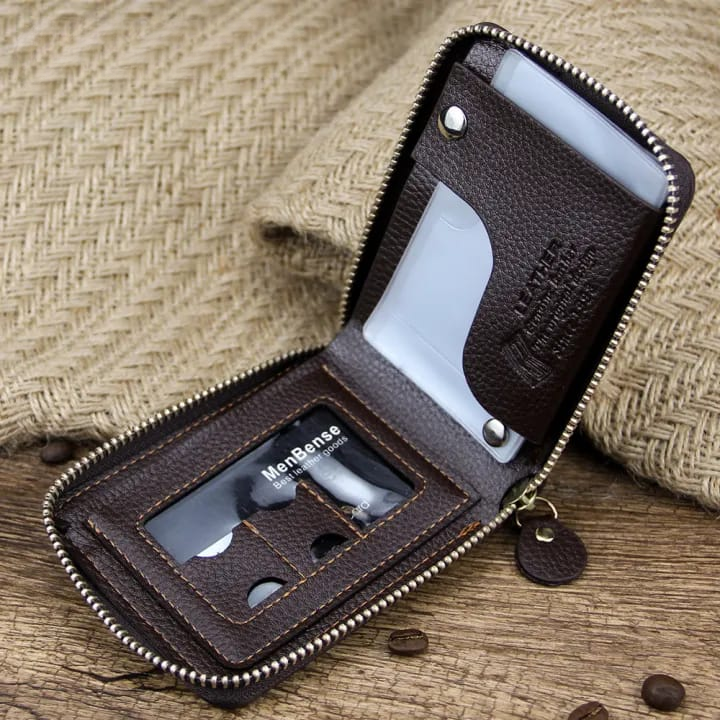 Menbense Brand Mens Wallet Pu Genuine Leather Purse Male Wallet Multifunction Storage Bag Coin Purse Wallet Card Bags view 5