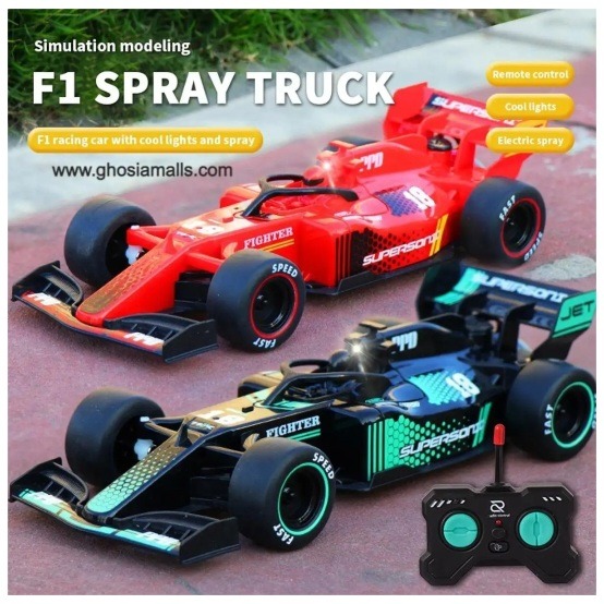 F1 Equation High-Speed RC Racing Car with Mist Spray Exhaust and LED Lights thumbnail 2