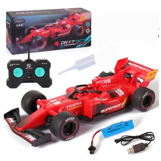 F1 Equation High-Speed RC Racing Car with Mist Spray Exhaust and LED Lights thumbnail 4