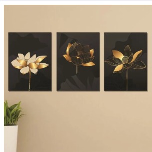 Set of 3 Wall Art Wooden Phototile Frames for Wall Decor buy online in Pakistan