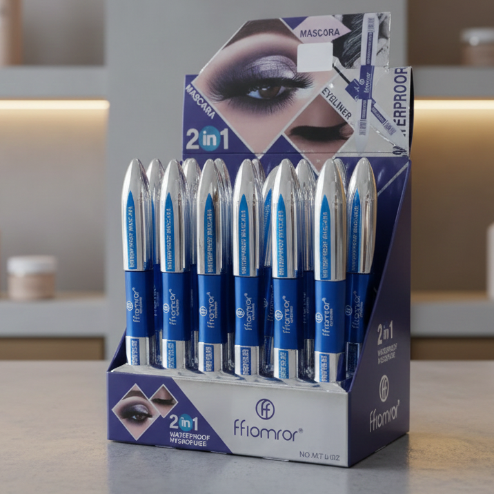 Flormar 2-In-1 Mascara & Eyeliner | Volumizing Lashes & Precise Eye Definition buy online in Pakistan