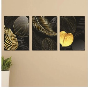 Set of 3 Wall Art Wooden Phototile Frames for Wall Decor buy online in Pakistan
