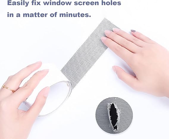 Mesh Window Screen Repair Tape – 2 Meter Durable Self-Adhesive Patch for Quick Screen Fixes view 4