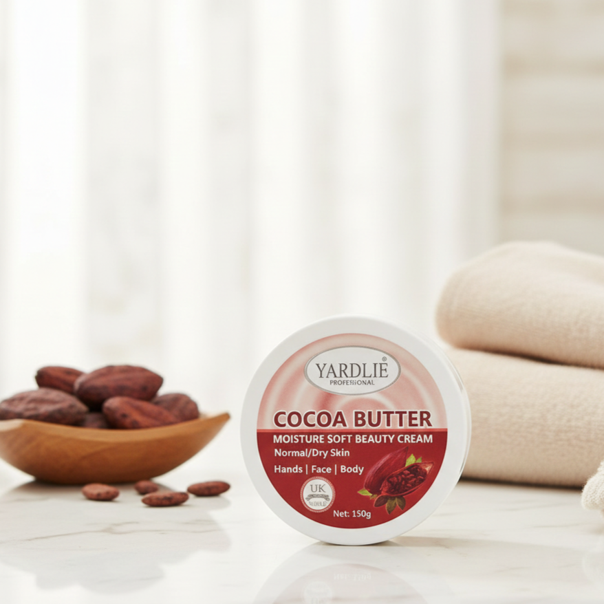 Yardlie Professional Cocoa Butter Moisture Soft Beauty Cream  for Smooth Glowing Skin - 150g buy online in Pakistan