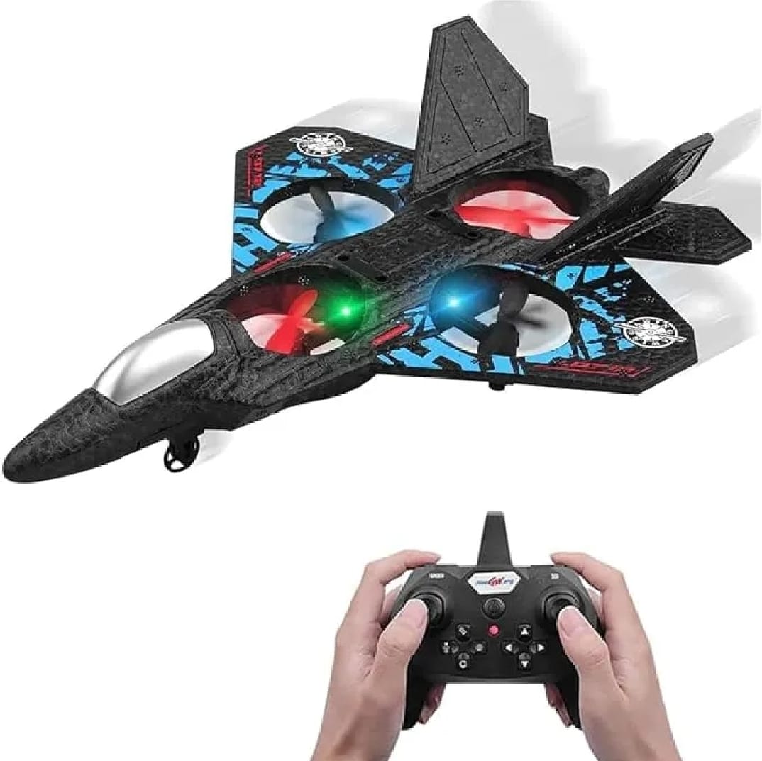 Premium RC Fighter Jet Plane 24G Remote Control Foam Airplane Toy High Speed Glider Stunt Aircraft for Kids Adults thumbnail 5