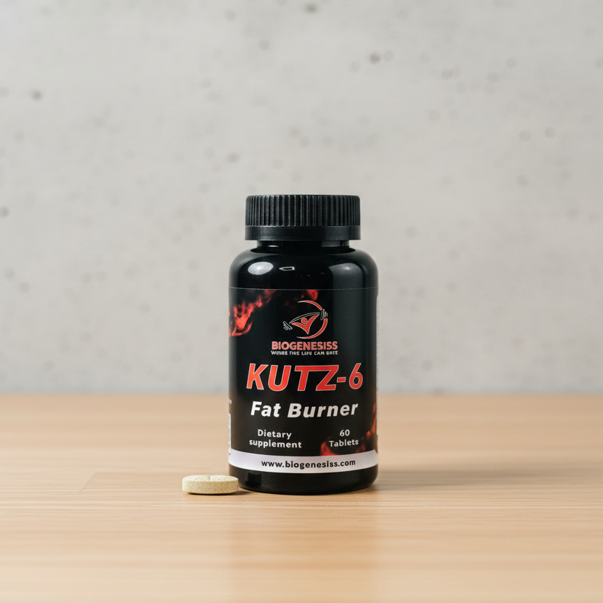 BIOGENESISS KUTZ-6 Extreme Thermogenic Fat Burner – Advanced Metabolic Support & Energy Booster for Weight Management (6...