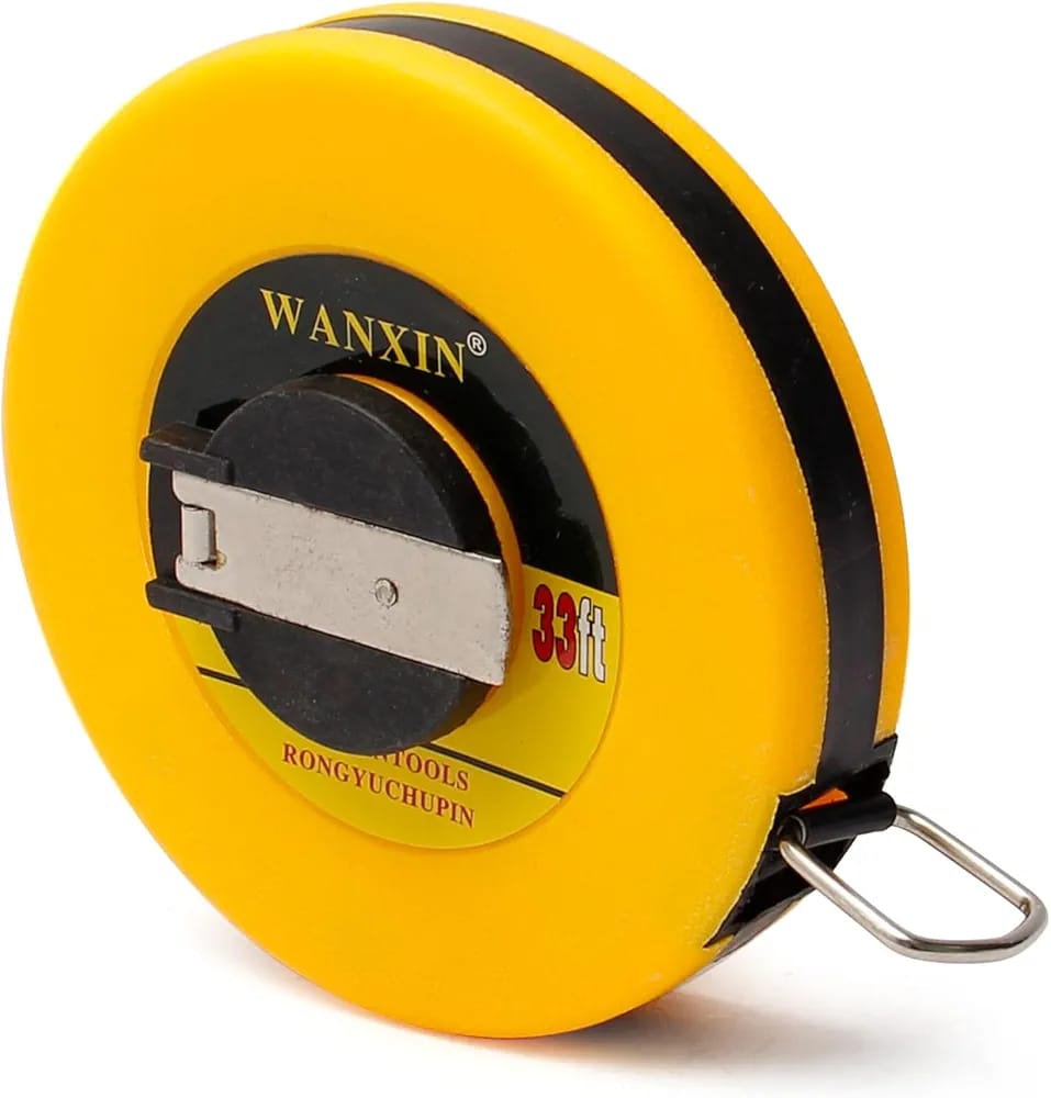 10M Double‑Side Metric Fiberglass Measuring Tape Reel | Durable Roll Measuring Tool – 1pc buy online in Pakistan