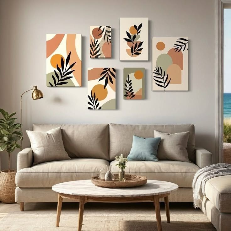 6pcs Leaf Stickytiles Frames Providing Natural Design Fresh Look Durable Quality  Everyday Home Decoration buy online in Pakistan