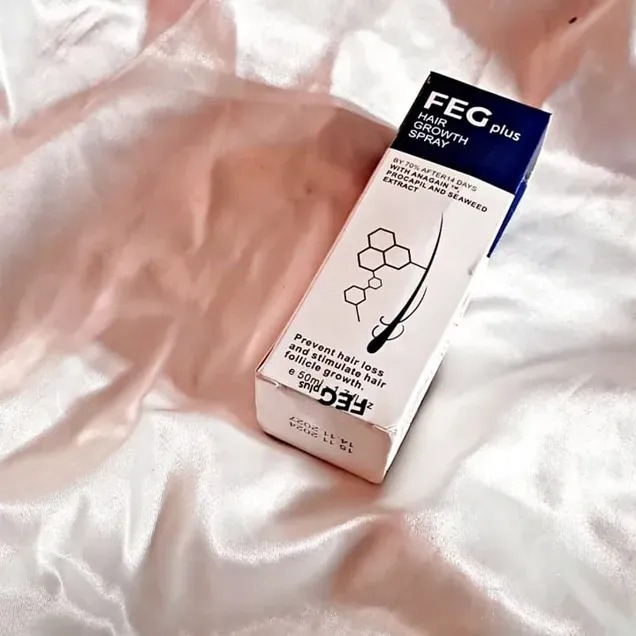 FEG PLUS Hair Growth Serum & Spray – 50ml Advanced Formula for Men & Women, Stronger, Thicker Hair