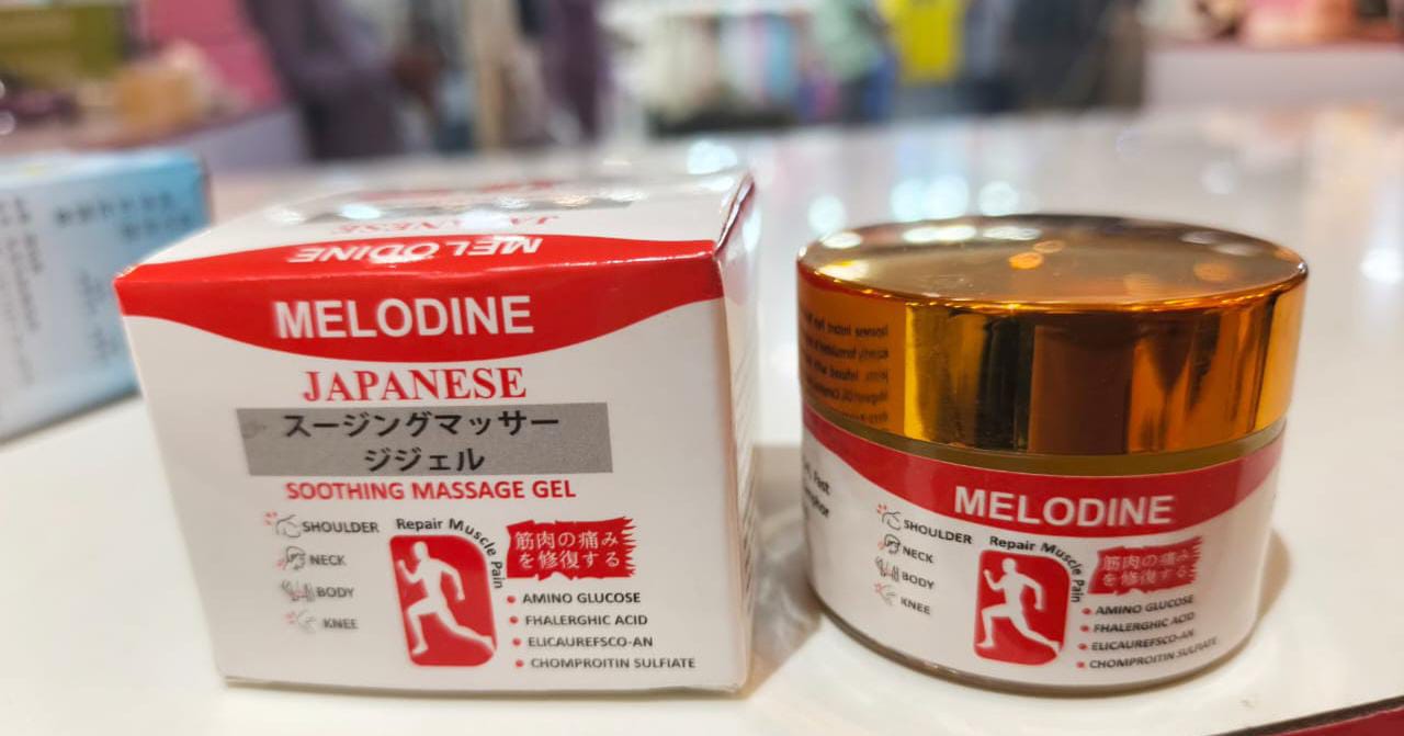 MELODINE Japanese Soothing Massage Gel – Fast-Absorbing Herbal Relief for Muscle & Joint Pain (Neck, Back, Knee, Shoulde...