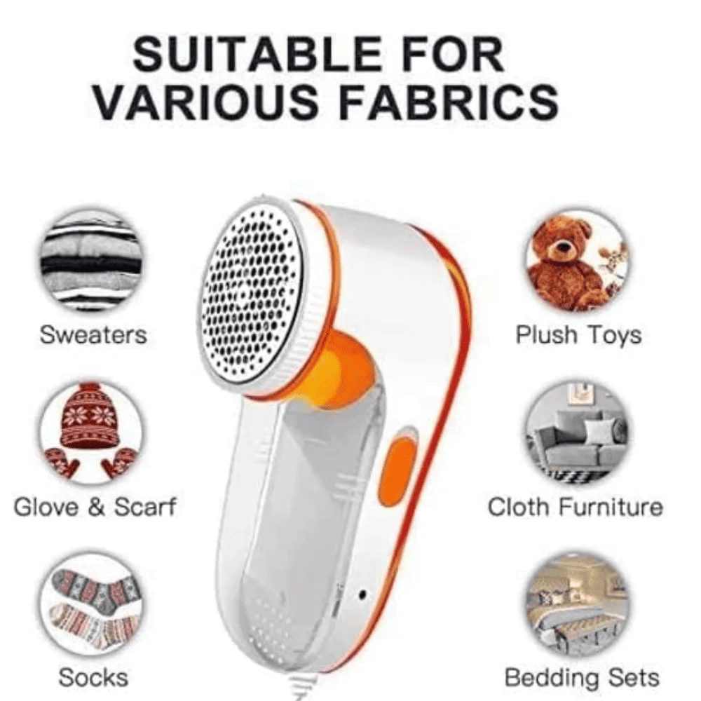 Nova Electric Lint Remover | Wool & Fabrics | Rotary Sharp Blades | Random Color view 2