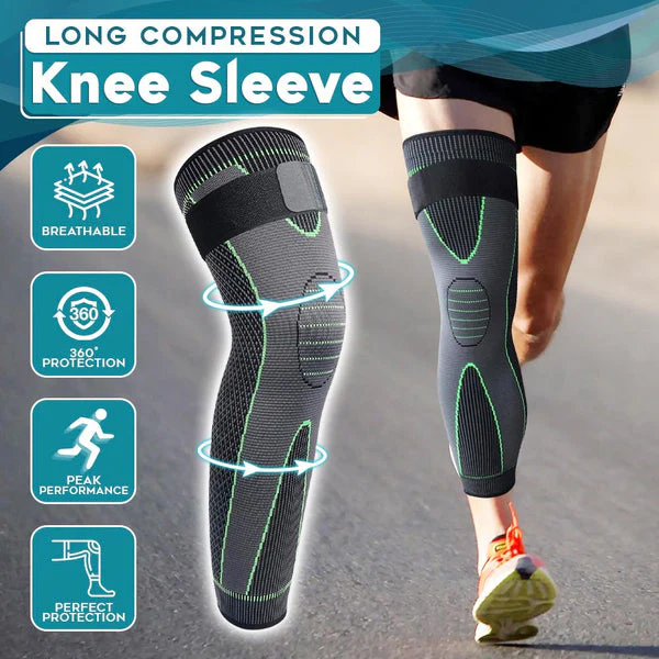 1 Pair - Knee Compression Support Sleeve Elastic Knee Brace For Pain Relief Sports Protection And Joint Stability (Random Color) thumbnail 3