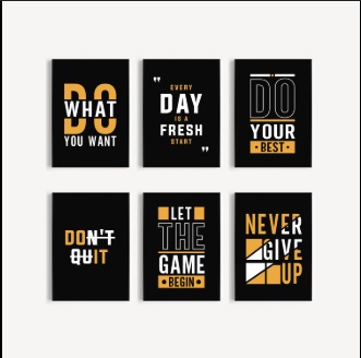 set of 6 sticky wooden frames for home office wall decore / sticky phototiles buy online in Pakistan