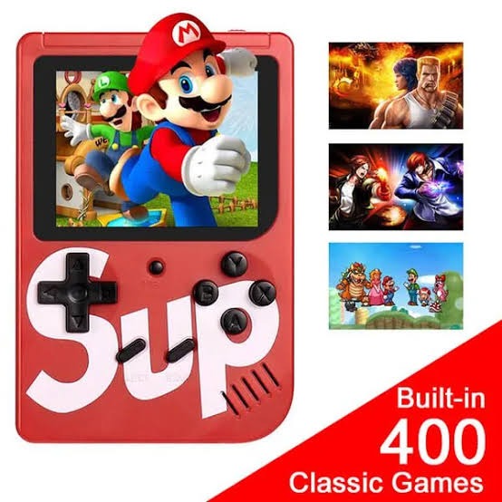 SUP Player Game Console | 400 in 1 Handheld Retro | 3" LCD Screen | Rechargeable Battery | TV Compatible (Random Colour) thumbnail 4