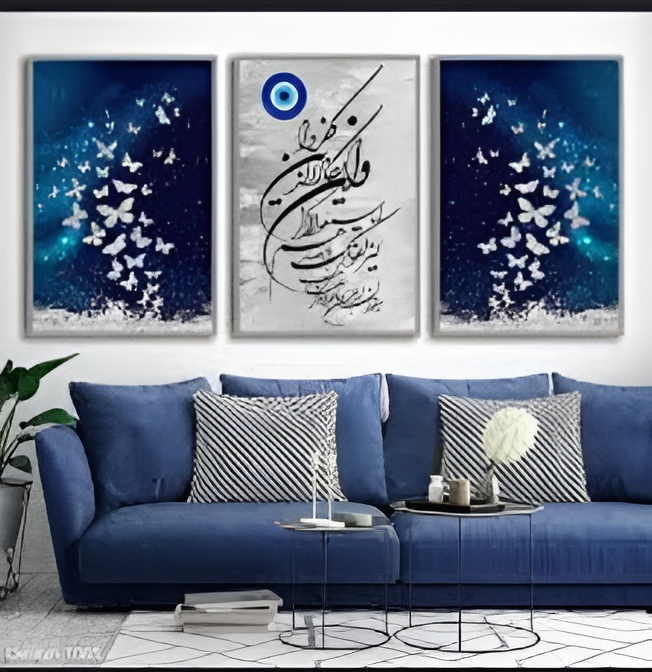set of 3 Motivational sticky wooden frames for home office wall decore / sticky phototiles buy online in Pakistan