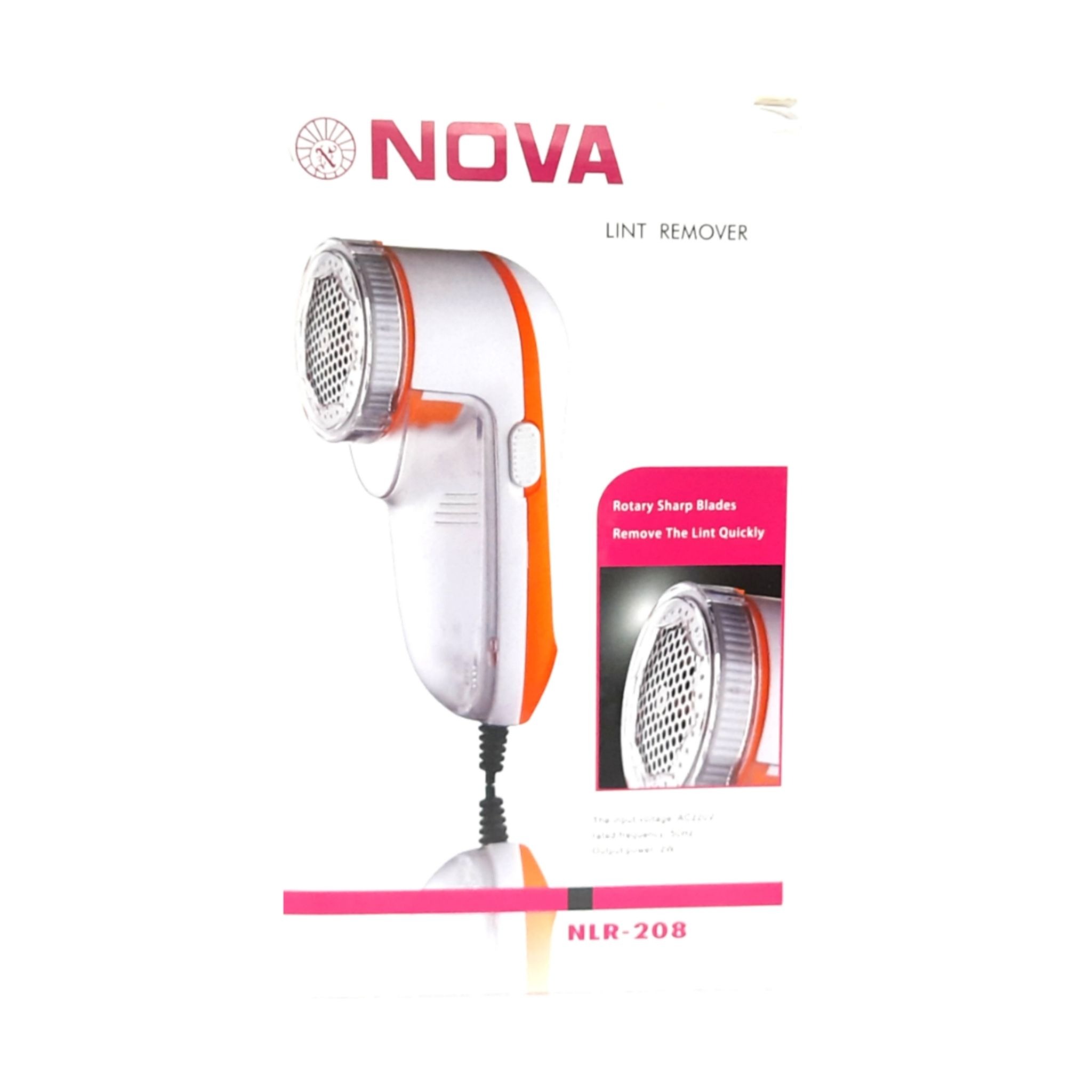 Nova Electric Lint Remover | Wool & Fabrics | Rotary Sharp Blades | Random Color view 3