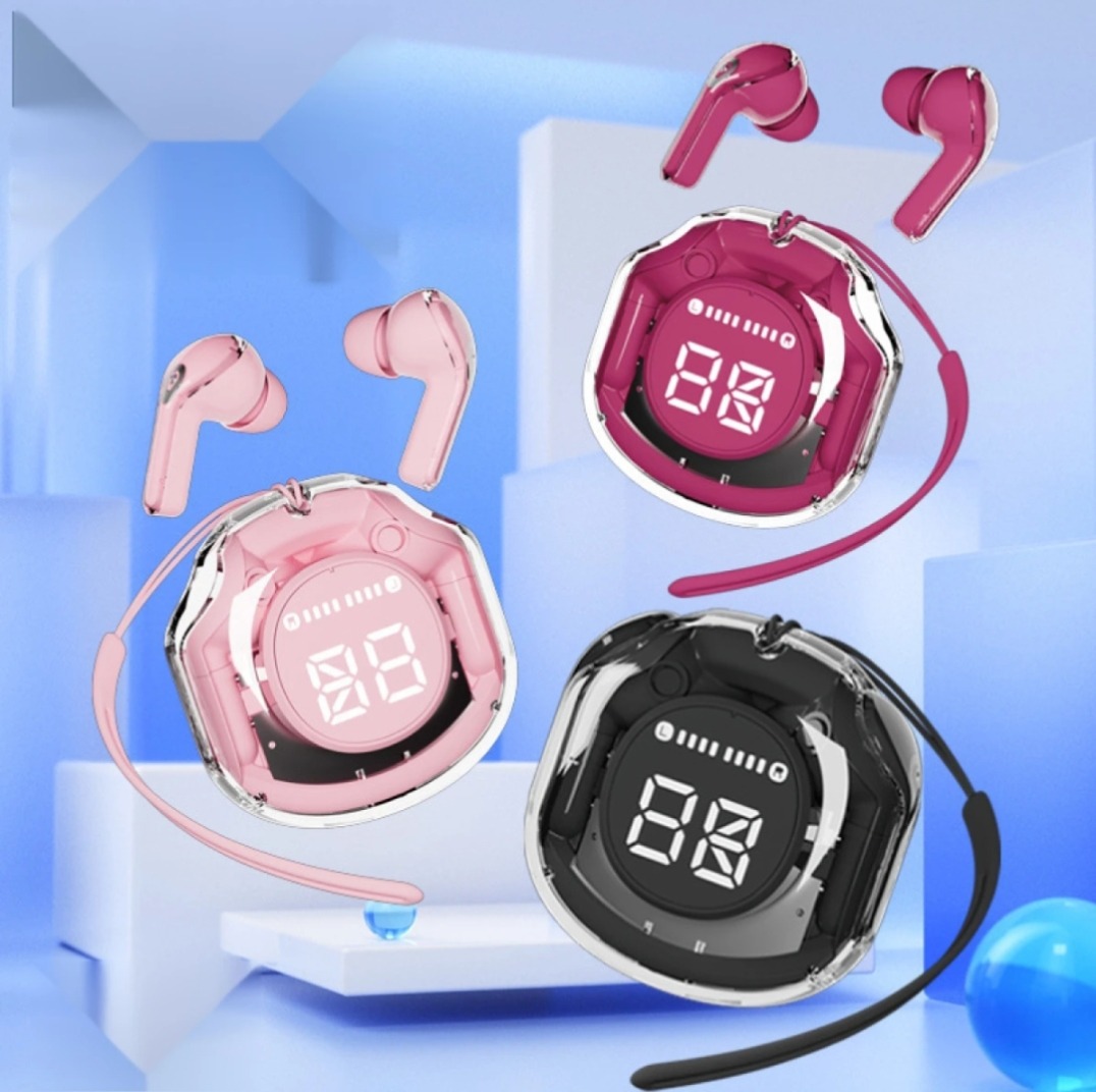 Air 39 Wireless Earbuds | Bluetooth 5.3 | Digital Display | Stereo Sound | Portable Charging Case | Random Color view 3