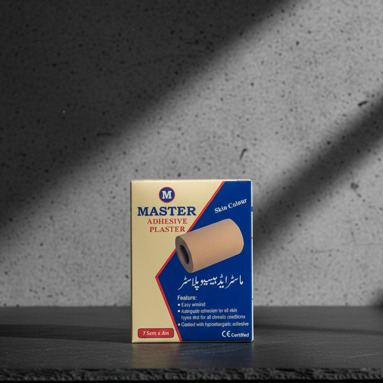 Master 3-Inch Adhesive Plaster – Strong, Breathable & Skin-Friendly Medical Tape for Wound Protection, Bandage Fixing &...