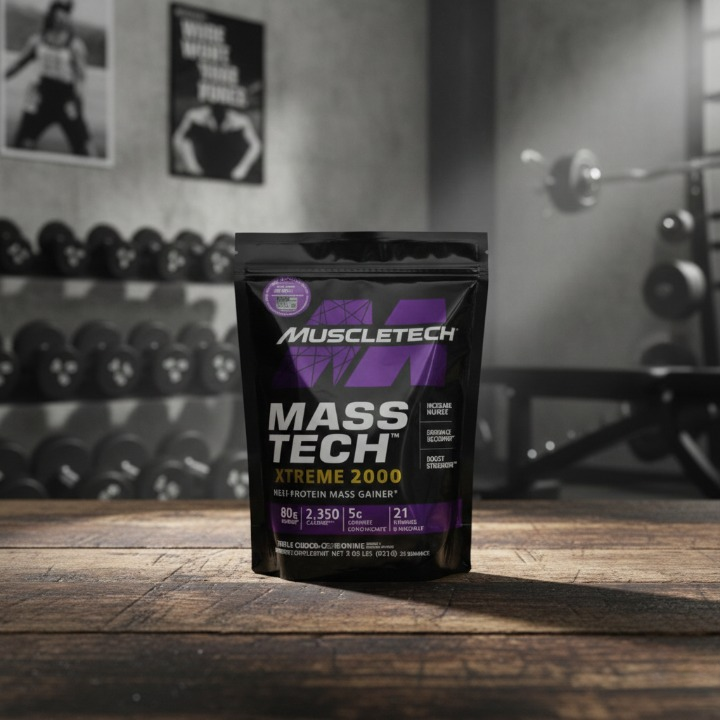 MuscleTech Mass-Tech Extreme 2000 – High-Protein Mass Gainer Supplement for Muscle Growth, Strength & Lean Mass Developm...