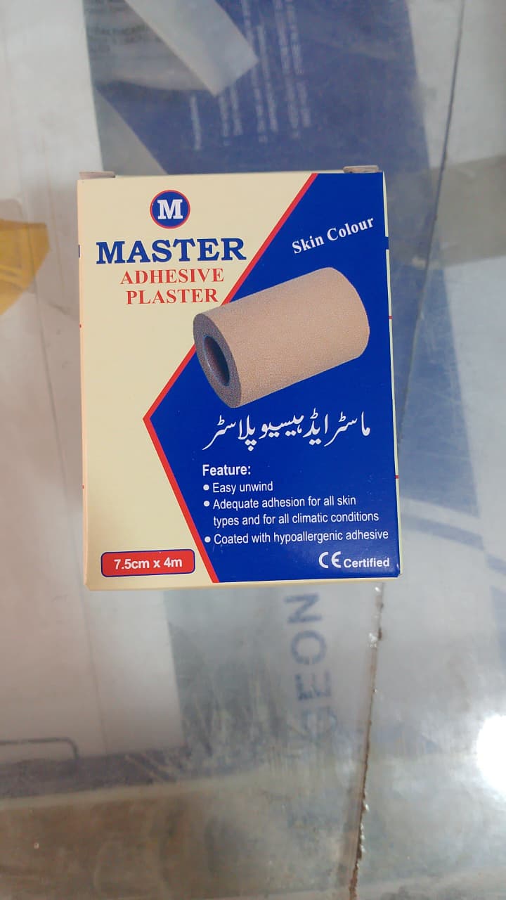 Master 3-Inch Adhesive Plaster – Strong, Breathable & Skin-Friendly Medical Tape for Wound Protection, Bandage Fixing &...