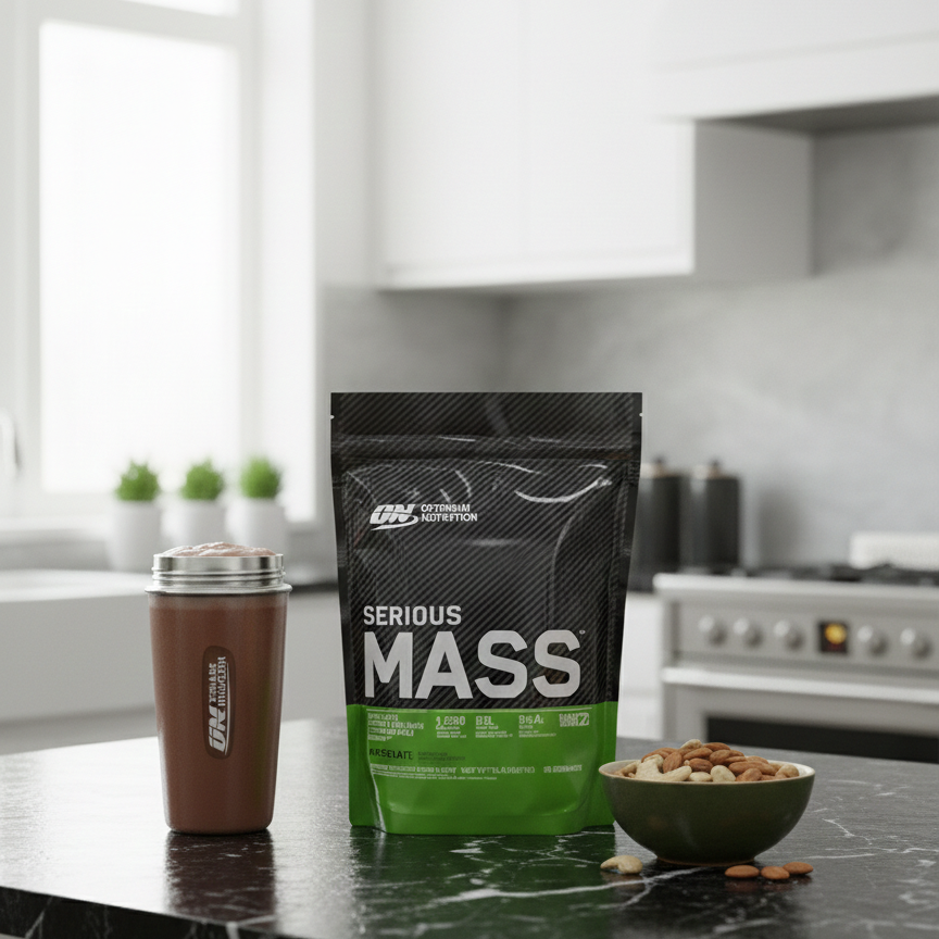 Optimum Nutrition Serious Mass – High-Calorie Chocolate Weight Gainer Protein Powder for Muscle Building, Strength & Hea...
