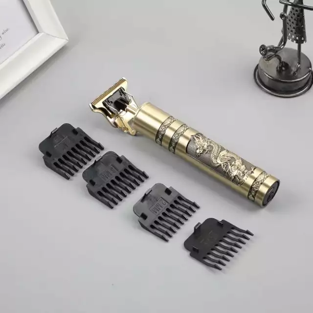 Vintage T9 Hair Trimmer For Men Professional Usb Rechargeable Beard And Hair Cutting Machine Precision Shaver (Plastic Body) thumbnail 4