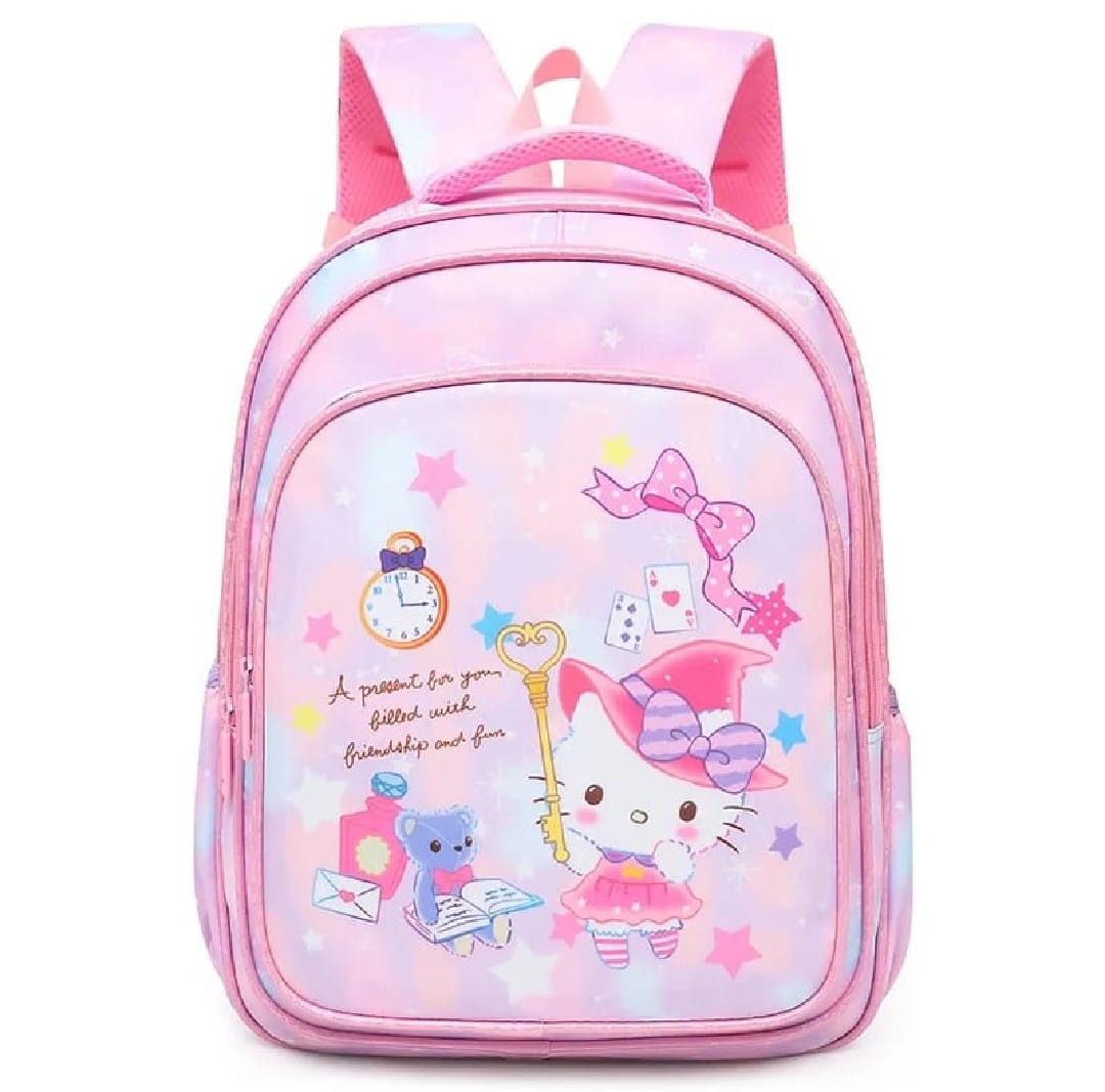 Hello Kitty Themed Pink Children School Bag Stylish Durable And Spacious Design For Daily School Use buy online in Pakistan