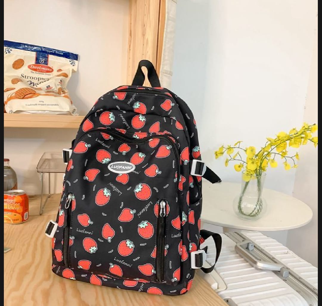 Korean Stylish Backpack for Girls | Cute & Trendy School, College & University Bag | Spacious, Lightweight & Durable Daily Backpack - Buy Online in Pakistan at Zenbu Store (Image 5)