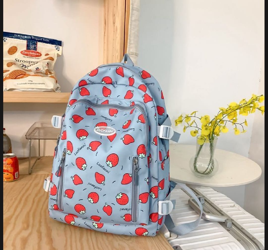 Korean Stylish Backpack for Girls | Cute & Trendy School, College & University Bag | Spacious, Lightweight & Durable Daily Backpack - Buy Online in Pakistan at Zenbu Store