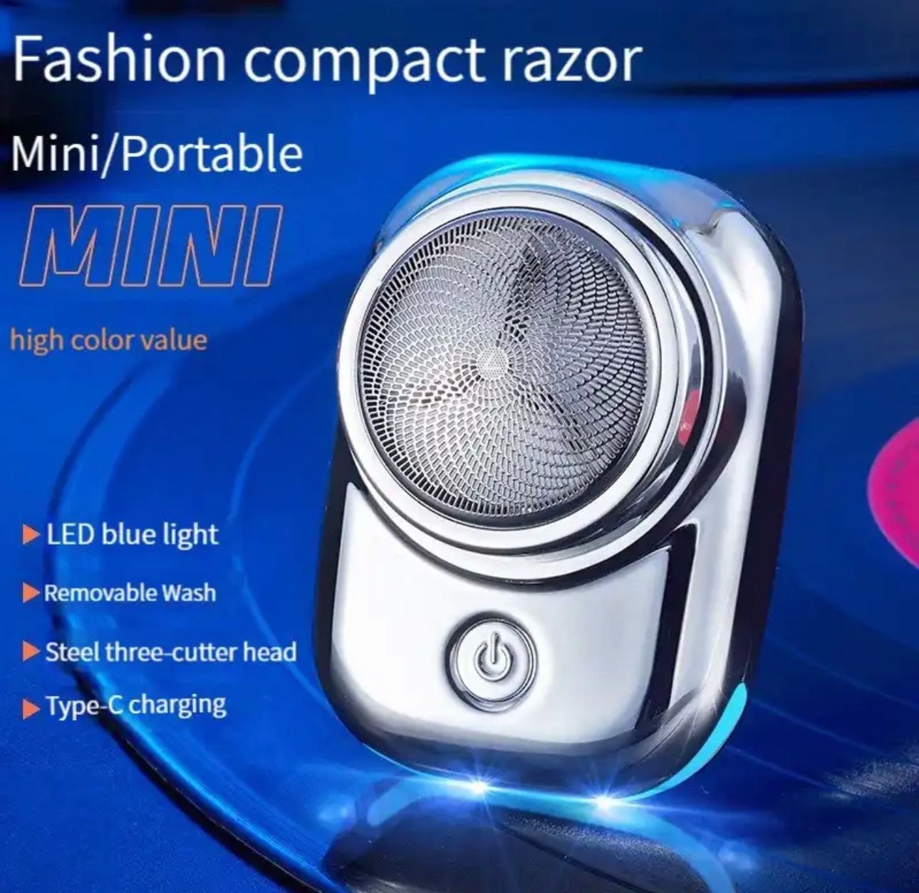 Portable Washable Rechargeable Trimmer For Man Barber Hair Clipper USB Type C (Random Color) view 3