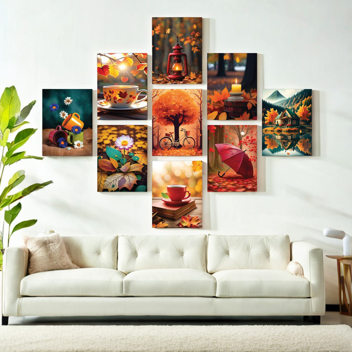 9 pcs universe unique Combo Wallart set for Home Decoration buy online in Pakistan