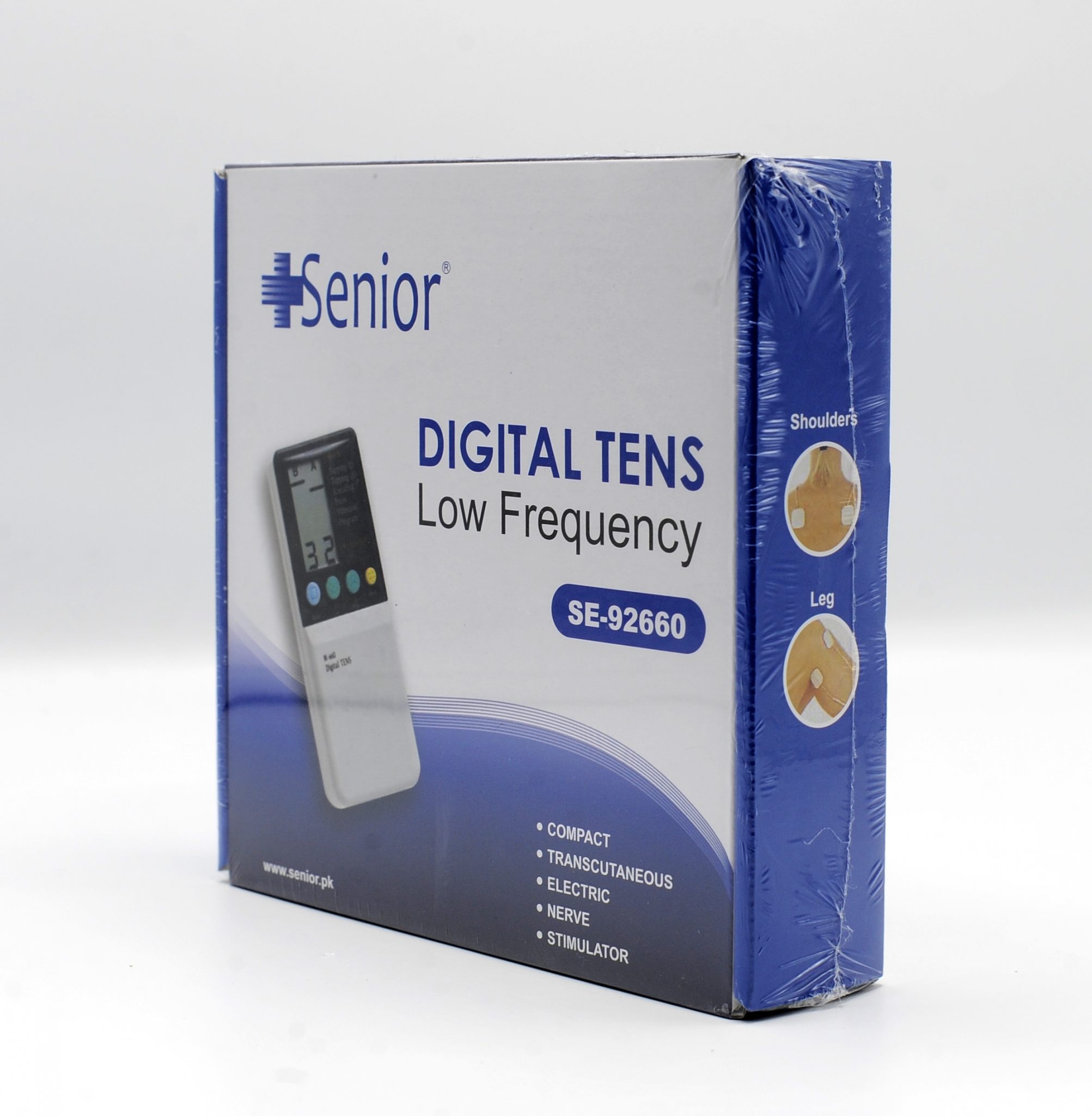 Senior Digital TENS Machine SE‑92660 | Dual Channel | LCD Display | 6 Modes | Portable Pain Relief